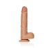 �������������-��������� "RealRock 9' Straight Realistic Dildo with Balls - Tanned" 