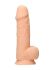 �������������-��������� "RealRock Silicone 8,5' Dual Density With Balls - Flesh" 