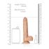 �������������-��������� "RealRock 7' Straight Realistic Dildo with Balls - Tanned" 