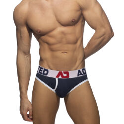�����-����� "Open Fly Cotton Briefs - White" 