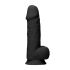 �������������-��������� "RealRock Silicone 8,5' Dual Density With Balls - Black" 