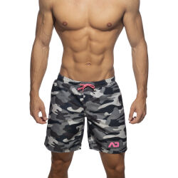 ������-����� "Camouflage Swim Long Shorts Camouflage / Charcoal" 